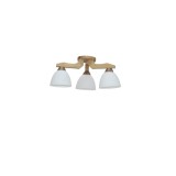 Lustra Lena 3XE27 IP20, natur+alb, Erste