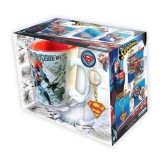 Set Cana + Breloc + Insigne DC Comics Superman