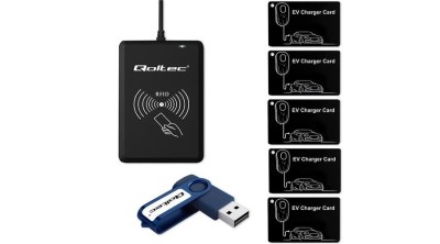 Sistem hotelier Qoltec EV | Programator carduri EV + Software + 5 carduri EV foto
