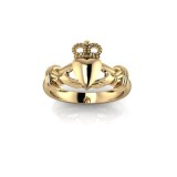 Inel de dama din aur galben 14K, piatra zirconiu - 49