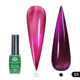 Cumpara ieftin Ojă Semipermanentă Neon Party Cat Eye Global Fashion 005, 8ml - Unghii Neon, Efect Ochi de Pisică, Durată 3 Săptăm&acirc;ni