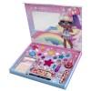 Trusa de machiaj pentru copii, 29 piese, fard, luciu de buze, oja, sticker unghii, multicolor