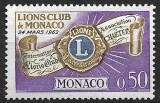 C3341 - Monaco 1963 - LION neuzat,perfecta stare