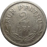 Romania, 2 lei 1924 Bruxelles * cod 11