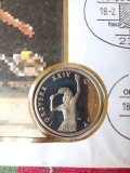 Moneda 200 zloți 1987 UNC Polonia ( Proba ! 10.000 EX ) Plic numismatic / filatelic