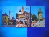HOPCT LOT 2167 MEDIAS -JUD SIBIU -3 CARTI POSTALE-CIRCULATE