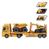 Set 2 Vehicule de Constructii cu Lumini si Sunete, Galben, CMCLASS