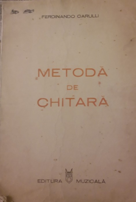 FERDINANDO CARULLI METODA DE CHITARA