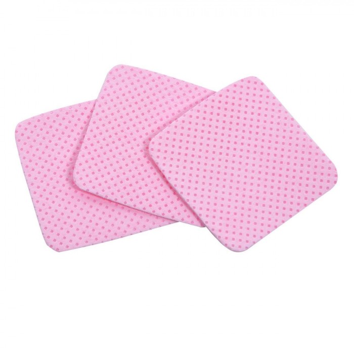 șervețele Curățare, Roz, Set 50 Bucăți, Bumbac, 5x5 cm