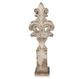 Cumpara ieftin Decoratiune ceramica bej vintage 23x14x65 cm