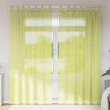 Perdele din voile cu tablă 2 buc Verde măr