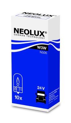 Bec Fara Soclu 24V W3w Set 10 Buc Neolux 479203 N505 foto
