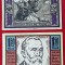 Germania lot 2 notgeld 2 x 1,5 Mark Stolp aUNC **