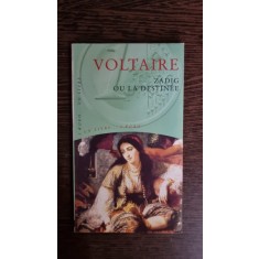 Zadig ou la destinee - Voltaire