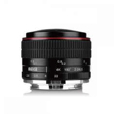 Obiectiv manual Meike 6.5mm F2.0 Fisheye pentru Canon EF-M mount foto