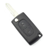 Citroen / Peugeot 206 - Carcasa tip cheie briceag cu 2 butoane si suport baterie Best CarHome, Carguard