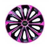 Set 4 capace roti Extra Strong Pink R15 pentru gama auto Audi, Autohelix MSA