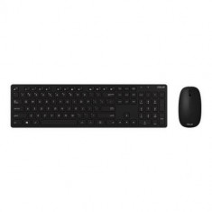 Kit Tastatura + Mouse Wireless Asus W5000, Bluetooth, 2.4GHz, 1000DPI (Negru)
