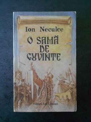 ION NECULCE - O SAMA DE CUVINTE foto