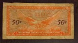 Certificat militar de plata - SUA - 50 Cents 1965-1968