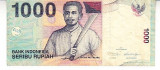 M1 - Bancnota foarte veche - Indonezia - 1000 rupii - 2011