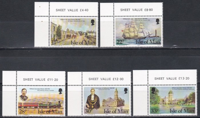 Isle of Man 1984 - A 70-a aniversare a morții lui William Cain, MNH