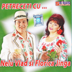 CD Populara: Petreceti cu Nelu Vlad si Florica Jinga ( original, stare f.buna )