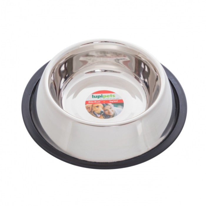 Castron din inox pentru c&acirc;ini, &Oslash;19&nbsp;cm, 900&nbsp;ml