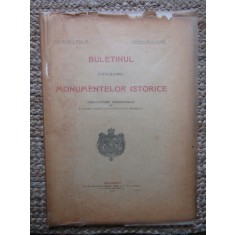 BULETINUL COMISIUNII MONUMENTELOR ISTORICE , PUBLICATIUNE TRIMESTRIALA ANUL III ,NO. 1 FASC. 9 ,IANUARIE-MARTIE 1910