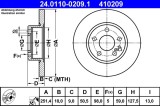 ATE 24.0110-0209.1 Disc frana
