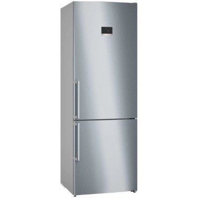 Combina frigorifica Bosch KGN49AICT, 440 l, NoFrost, MultiAirFlow, Clasa C, H 203 cm, Inox foto