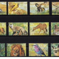 ANGOLA 2000 FAUNA-Serie completa de 12 timbre MNH