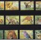 Angola 2000-Animale africane-leu-zebra-tigru-elefant-Serie de 12 timbre MNH