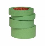 Banda mascare hartie Colad Aqua Dynamic, rezista pana la 130 C, culoare verde pt vopsele pe baza de apa, lungime 50 metri, latime 25mm, 9 buc la