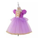 Cumpara ieftin Costum Disney - Rochie Printesa Mov cu Sclipici