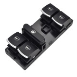 Cumpara ieftin Panou Butoane Geamuri Electrice - - VW Golf, Passat, Jetta, Touran, Seat - 2004+ - crom negru