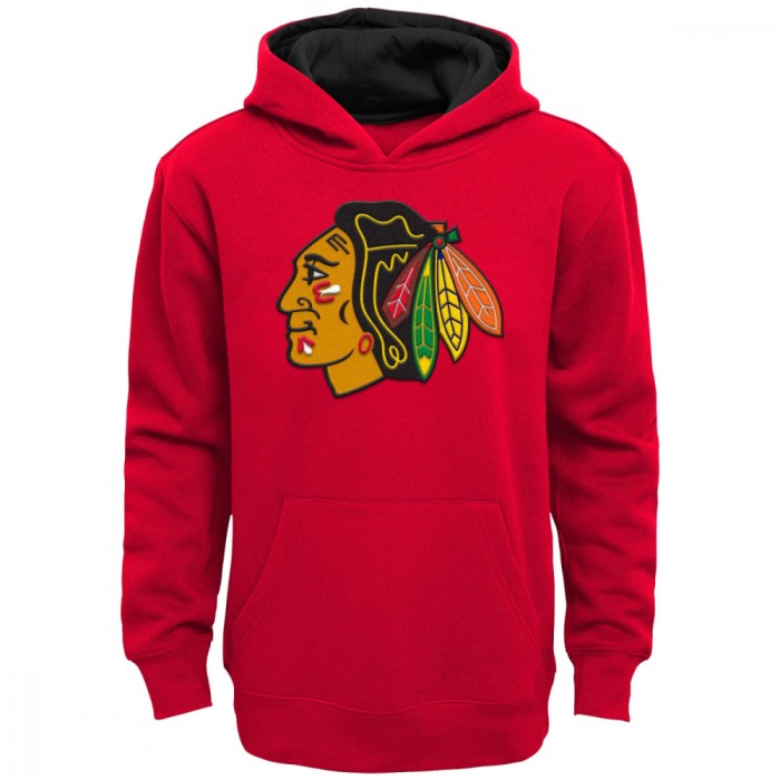 Chicago Blackhawks hanorac cu glugă pentru copii Prime Po Flc Hood Home - Dětsk&eacute; L (13 - 14 let)