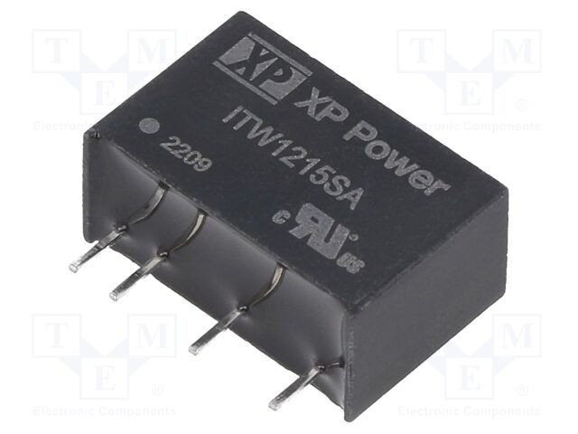 Convertor DC/DC 1W XP POWER 9-18VDC la 15VDC 67mA SIP