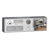 Pantofar Shopiens&reg; cu 4 rafturi, 64x18x64 cm, suport incaltaminte simplu, usor de asamblat, ideal hol, balcon, intrare