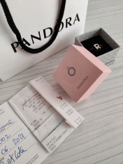 Talisman Pandora litera R + GARANTIE 2 ANI + Cutie si punguta foto
