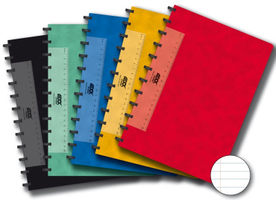 Caiet A4, 72 File - 90g/mp, Coperta Carton Color Embosat, Aurora Adoc - Dictando foto