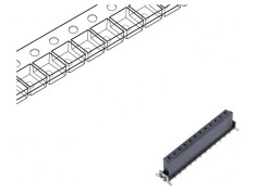 Conector PCB-PCB mamă 12 pini 2,54mm har-flex&reg; Power 18A SMT