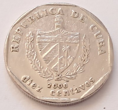 Cuba, 10 Centavos 2000 foto
