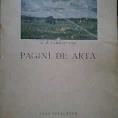 K. H. Zambaccian - Pagini de arta (1943)