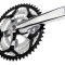 Angrenaj Pedalier TRUVATIV TOURO TRIPLE, Powerspl, Argintiu Ultimate FactoryBikes