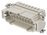 Conector HDC Inserturi Contact Tată 16P 16A