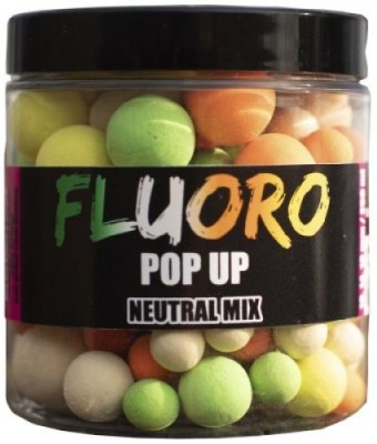 Pop-up LK BAITS Fluoro Boilies Neutral Mix, 10-18mm foto