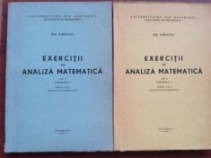 Exercitii de analiza matematica 1, 2 - Gh. Siretchi foto