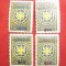 Serie mica Crucea de Oriente Mozambic 1926 supratipar Correios 4 val.sarn.