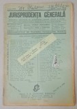 JURISPRUDENTA GENERALA , PUBLICATIUNE SAPTAMANALA DE JURISPRUDENTA REZUMATA ROMANA SI STREINA , NR.23 , 1938